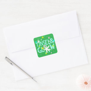 Tinsel & Glow Square Sticker