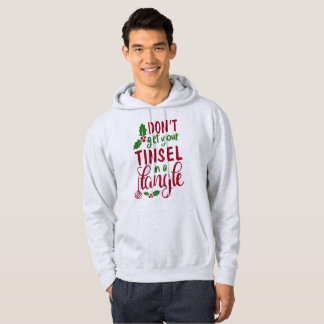 Tinsel In A Tangle - Funny Christmas Hoodie