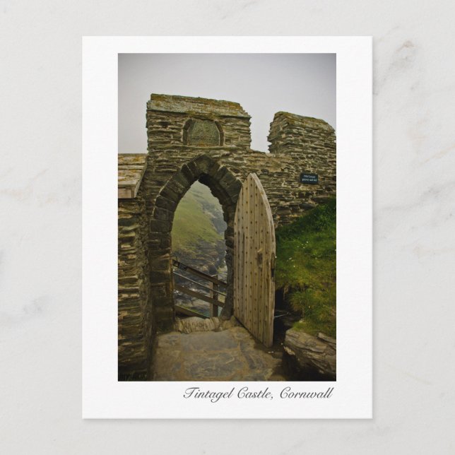 Tintagel Castle, Cornwall Postcard (Front)