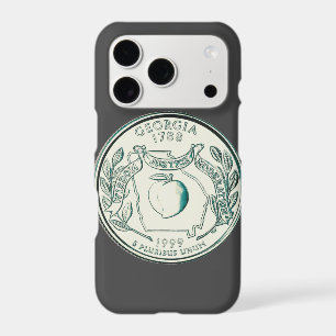 Tinted Georgia State Quarter Design 