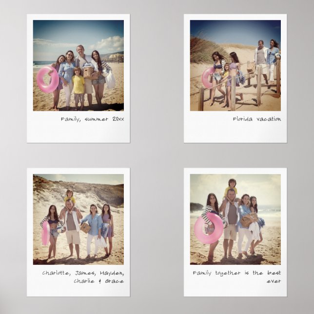 Tinted Retro Photographs With Handwritten Font (Front)