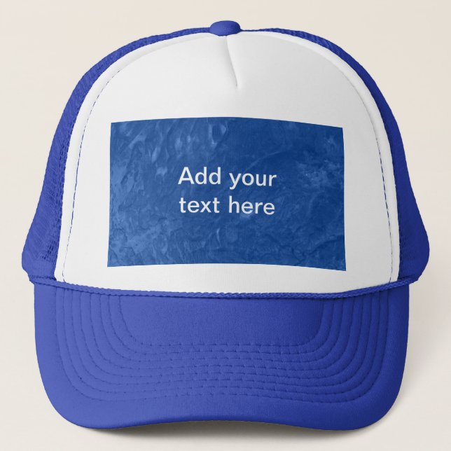 Tinted Wrinkled Texture Trucker Hat (Front)