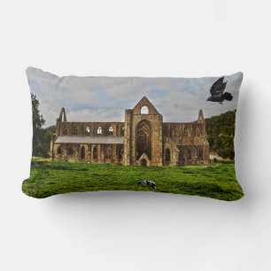 Tintern Abbey, Cistercian Monastery, Wales Lumbar Pillow