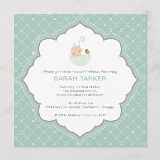 {tiny baby} baby shower invitation