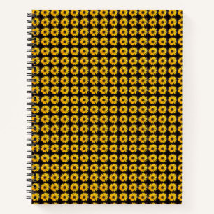Tiny Believe Big Sunflower print Notebook