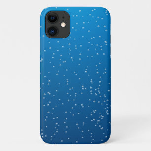 Tiny Bubbles In Bright Blue Water iPhone 11 Case
