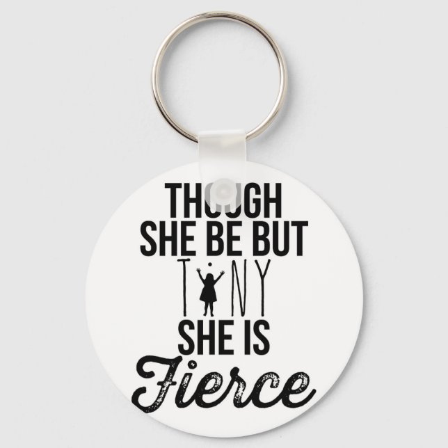 tiny but fierce keychain (Front)