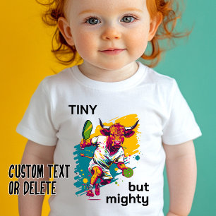 Tiny but mighty pickleball baby T-Shirt