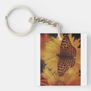 Tiny Butterfly Keychain"  Keychain