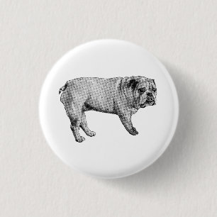 Tiny Carol Bulldog Pin