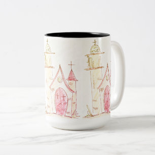 Tiny churches - 2024 Two-Tone coffee mug