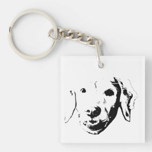 Tiny Comic Pup Keychain