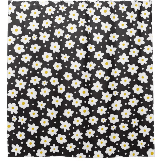 Tiny daisies, vintage, seamless background. (Front)