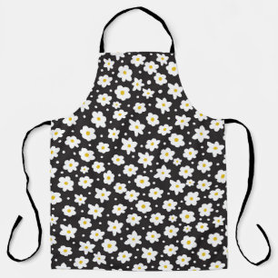Tiny daisies, vintage, seamless background. apron