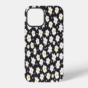 Tiny daisies, vintage, seamless background. iPhone 12 case