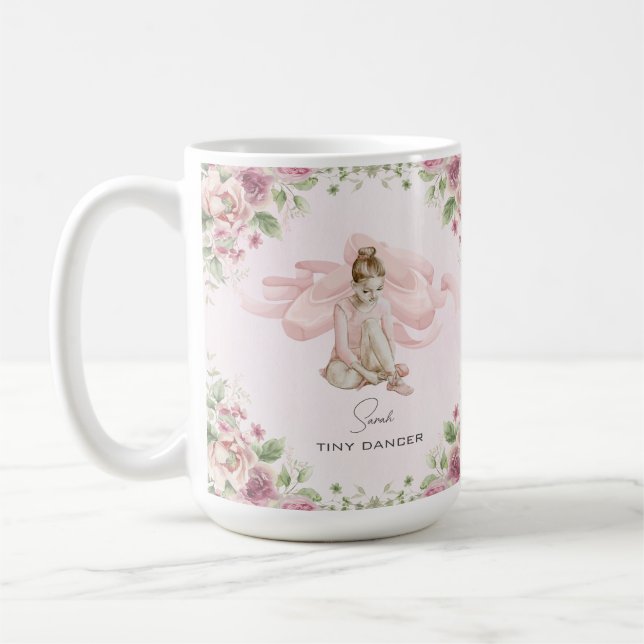 Tiny Dancer Ballerina Personalized Mug (Left)