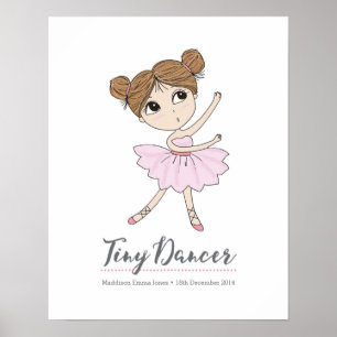 Tiny Dancer ballerina personalized print