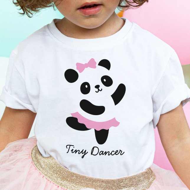 Tiny Dancer Dancing Panda Ballerina T-Shirt (Creator Uploaded)