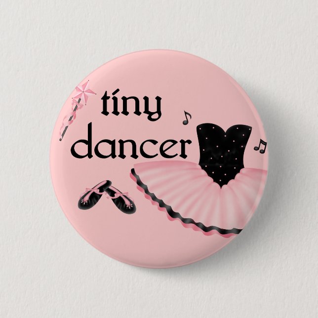 Tiny Dancer Round Ballet Button (Front)