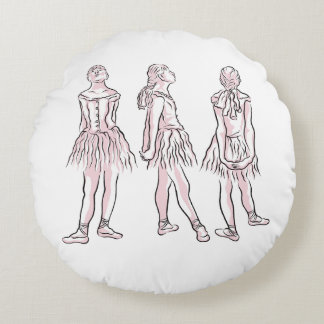 Tiny Dancer  Round Pillow