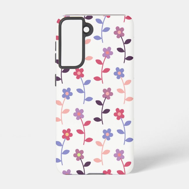 Tiny Delicate Flowers Samsung Galaxy S21 Case (Back)