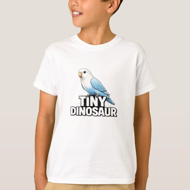 Tiny Dinosaur Lovebird T-Shirt (Front)