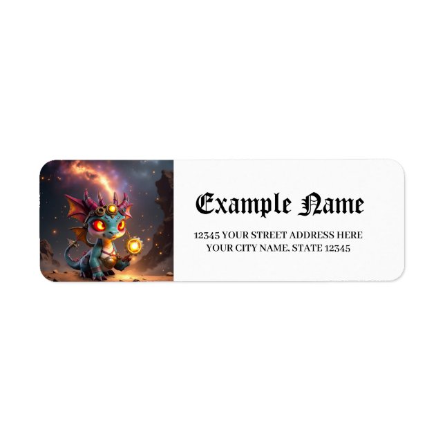 Tiny Dragon, Big Time Energy – The Ember Clockling (Front)