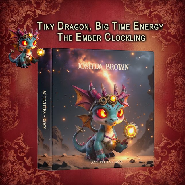 Tiny Dragon, Big Time Energy – The Ember Clockling Binder (Creator Uploaded)
