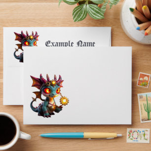 Tiny Dragon, Big Time Energy – The Ember Clockling Envelope