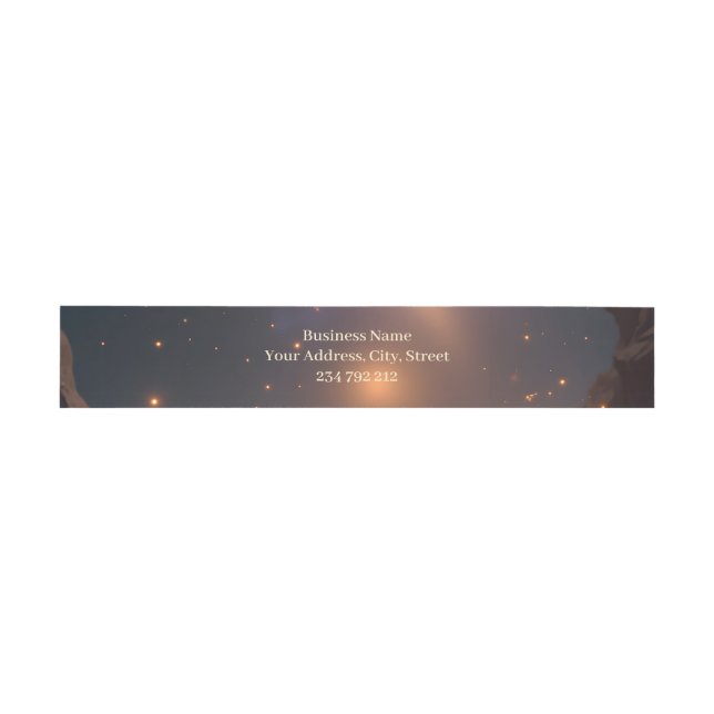 Tiny Dragon, Big Time Energy – The Ember Clockling Invitation Belly Band (Flat)