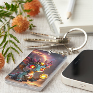 Tiny Dragon, Big Time Energy – The Ember Clockling Keychain