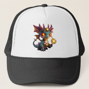 Tiny Dragon, Big Time Energy – The Ember Clockling Trucker Hat