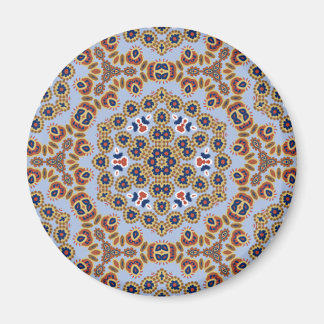 tiny floral round magnet 1