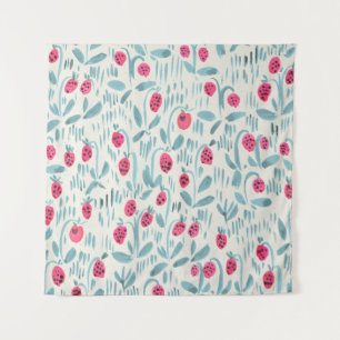 Tiny Flowers: Watercolor Seamless Tapestry