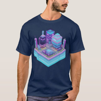 Tiny Future City Isometric T-Shirt