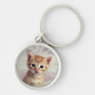 Tiny Ginger Kitten Keychain