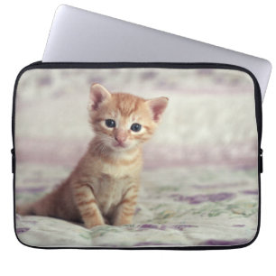 Tiny Ginger Kitten Laptop Sleeve