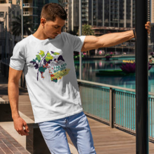 Tiny Girl Collecting Berries In Tree T-Shirt