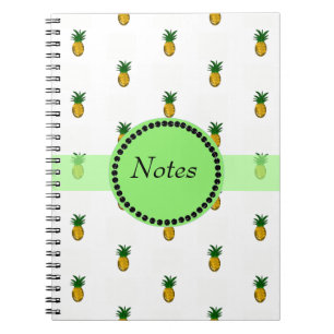 Tiny Golden Pineapples Notebook