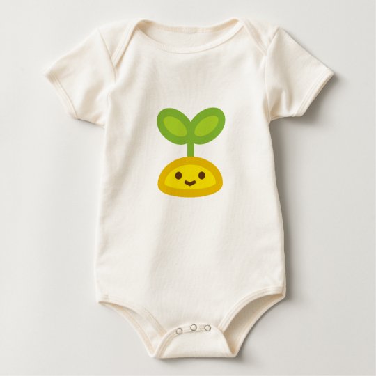 Tiny Green Sprout Baby Bodysuit