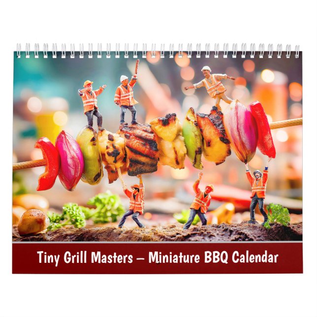 Tiny Grill Masters – Miniature BBQ Calendar (Cover)