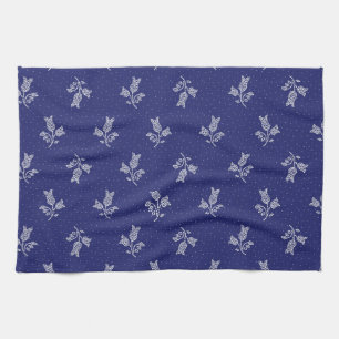 Tiny Harebells - Hungarian Blue-dye Folk Art Kitchen Towel