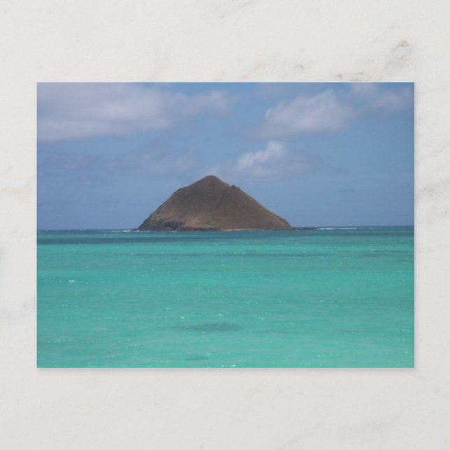 Tiny Hawaiian Island Postcard (Front)