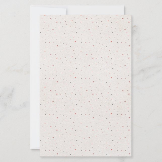 Tiny Heart Pattern Paper (Front)