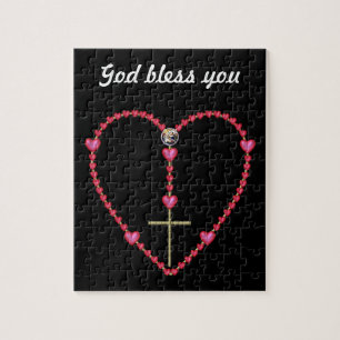 Tiny hearts Rosary Jigsaw Puzzle