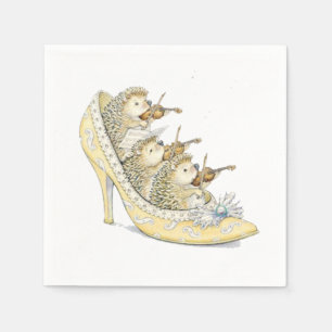 Tiny Hedgehog Orchestra Napkin
