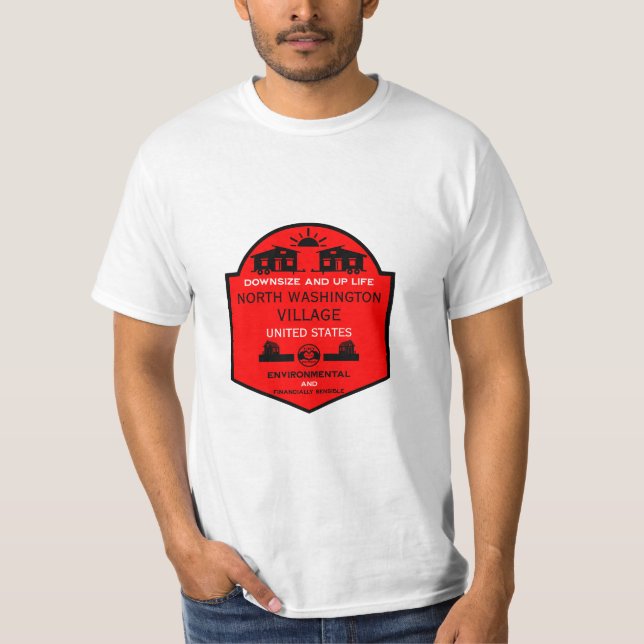 Tiny House Communities Editable T-Shirt (Front)