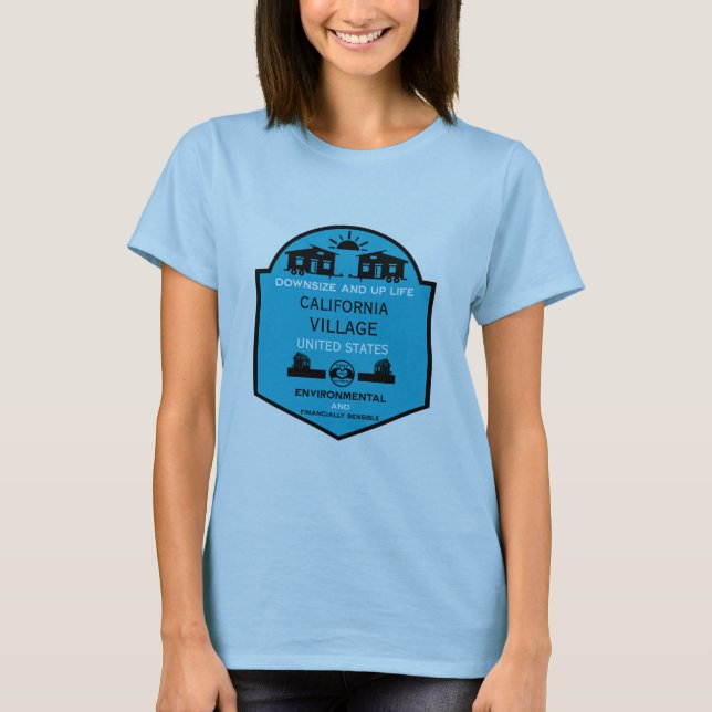 Tiny House Communities Editable T-Shirt (Front)