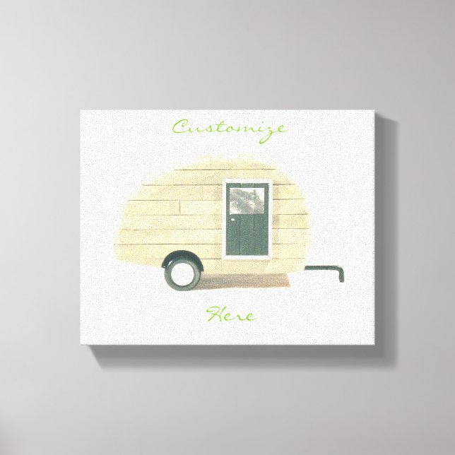 tiny house gypsy caravan natural Thunder_Cove Canvas Print (Front)
