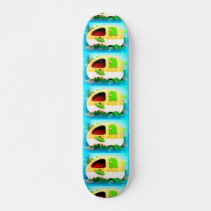 Tiny house gypsy caravan skateboard